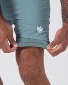 Kingz hybrid grappling Shorts-sage